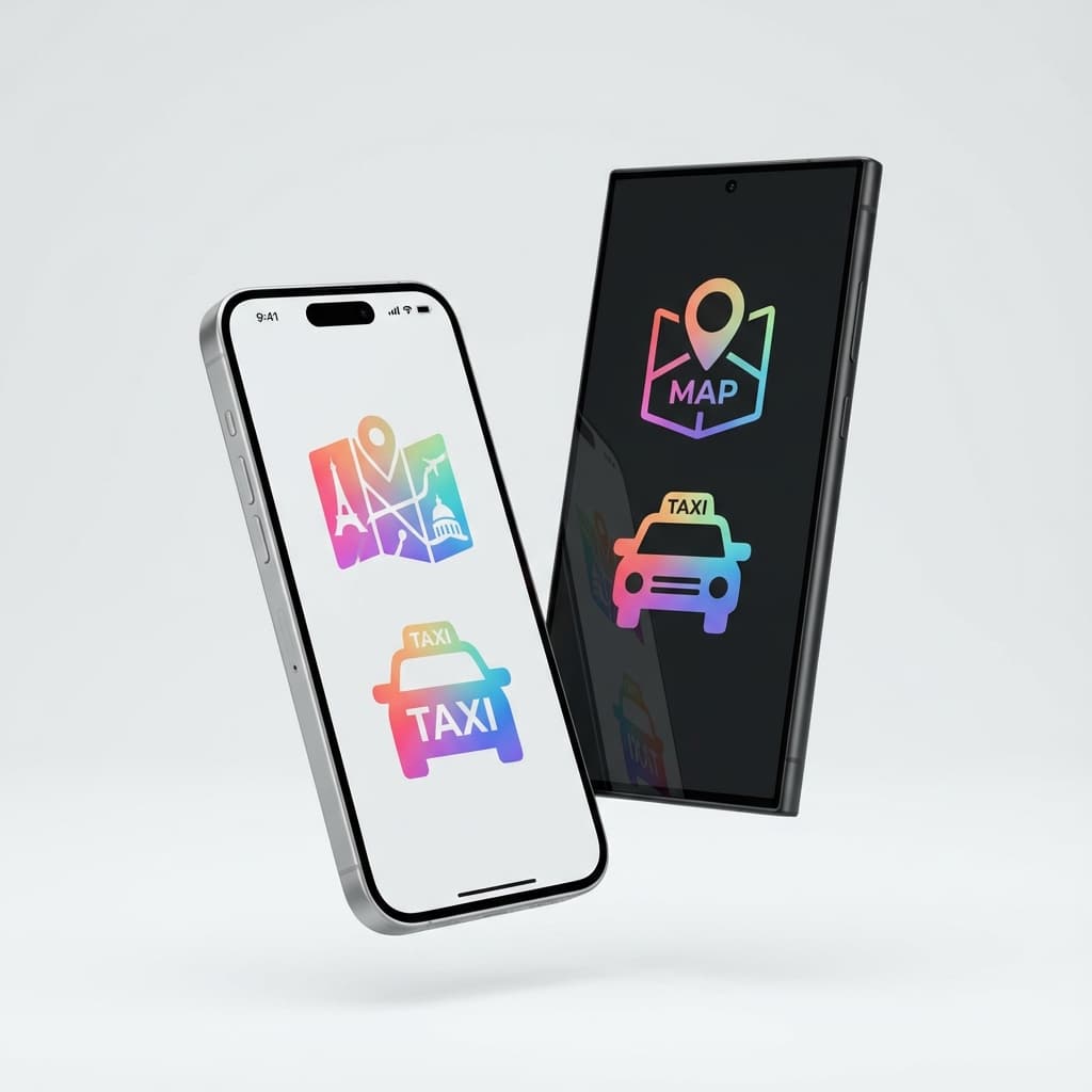 Transport Apps Mockup