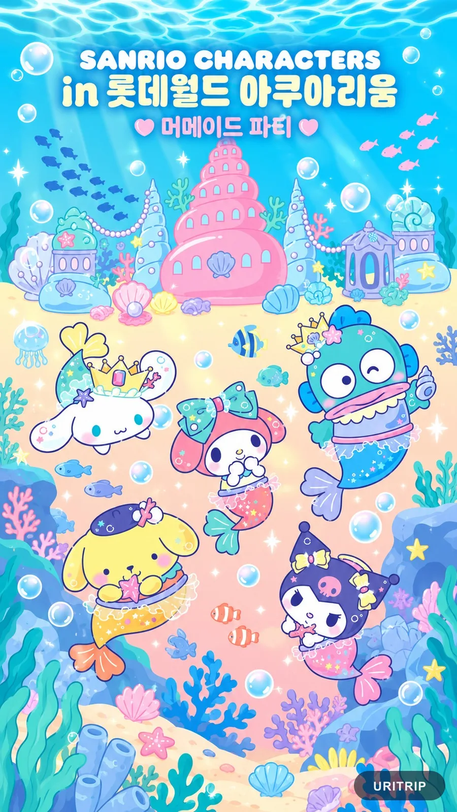サンリオ「マーメイドパーティー」｜ロッテワールドアクアリウム