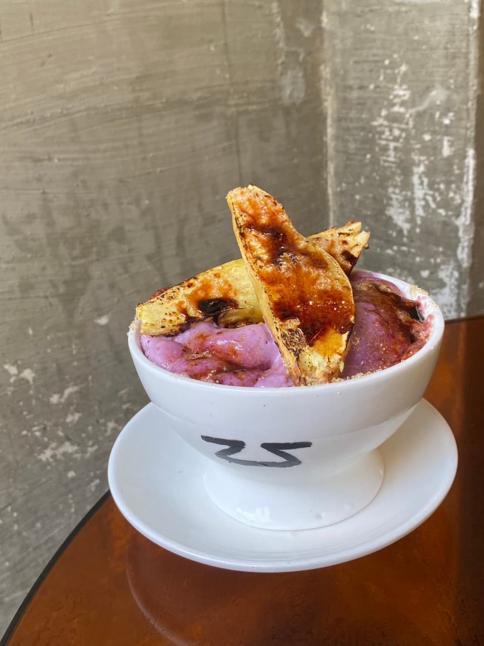 さつまいもブリュレ氷 (Sweet Potato Brulee)