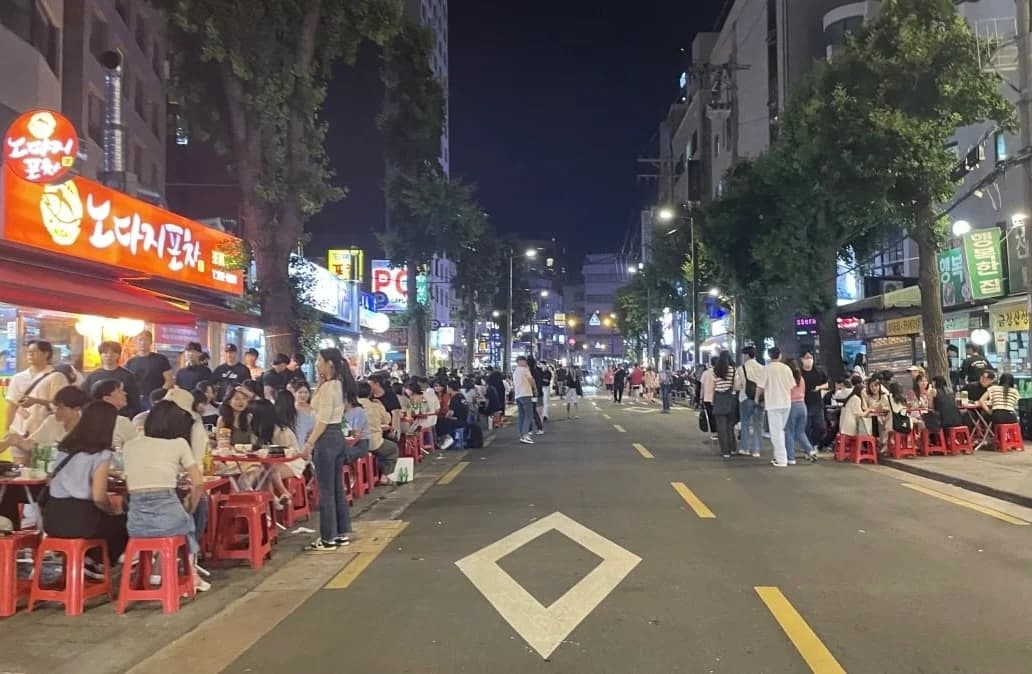 鍾路3街屋台通り