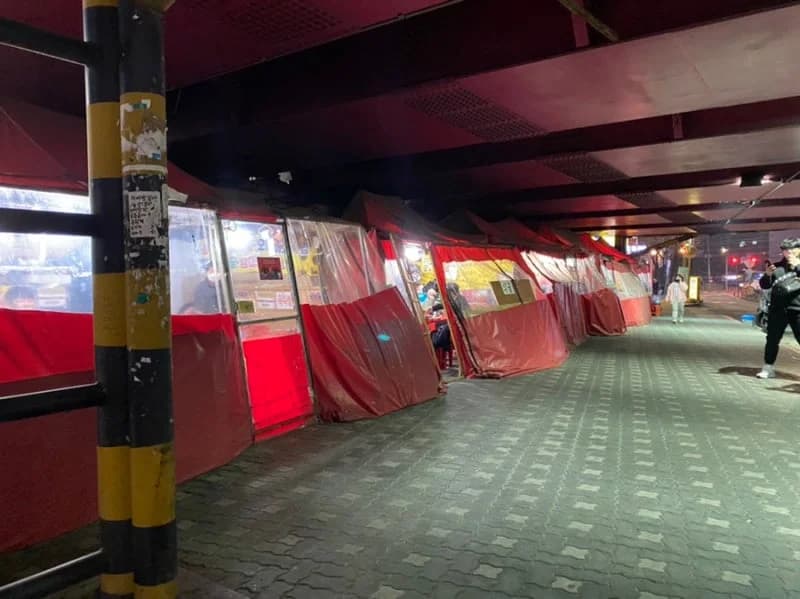 中浪駅屋台通り