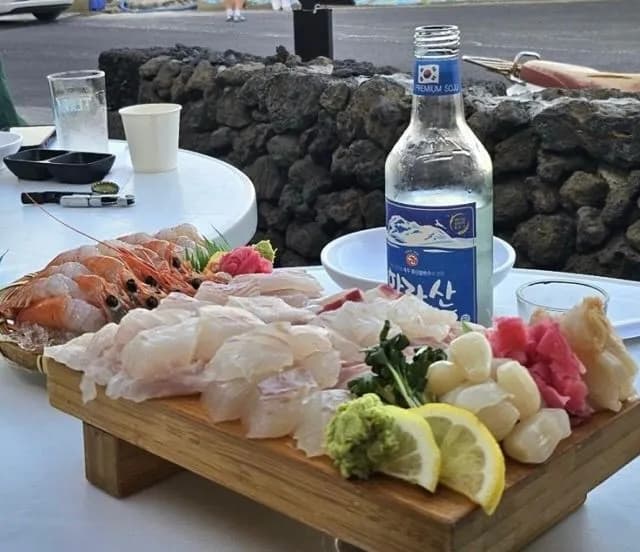 まな板刺身盛り合わせ