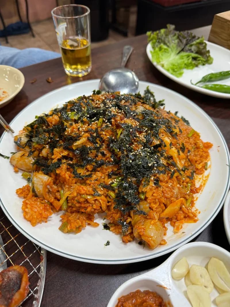 イイダコ野菜焼き飯