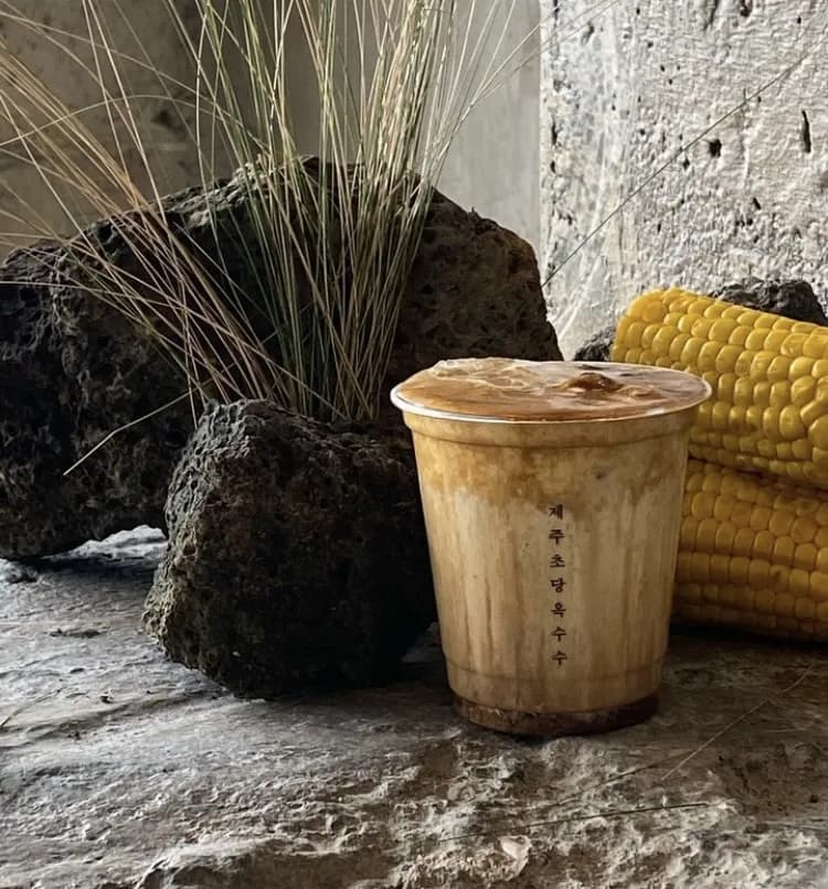 超糖とうもろこしラテ