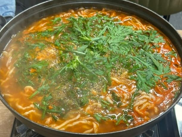 魚介だし韓国式手打ち麺