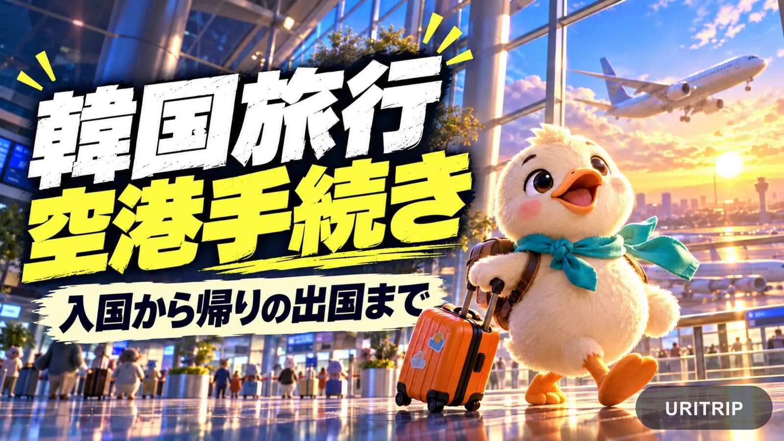 韓国旅行の入国手続きと帰りの出国ガイド