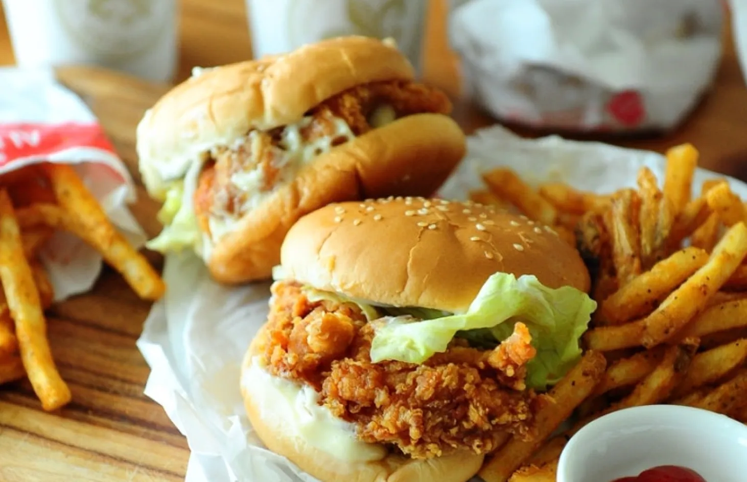 韓国チキンも食べれるハンバーガー屋さん