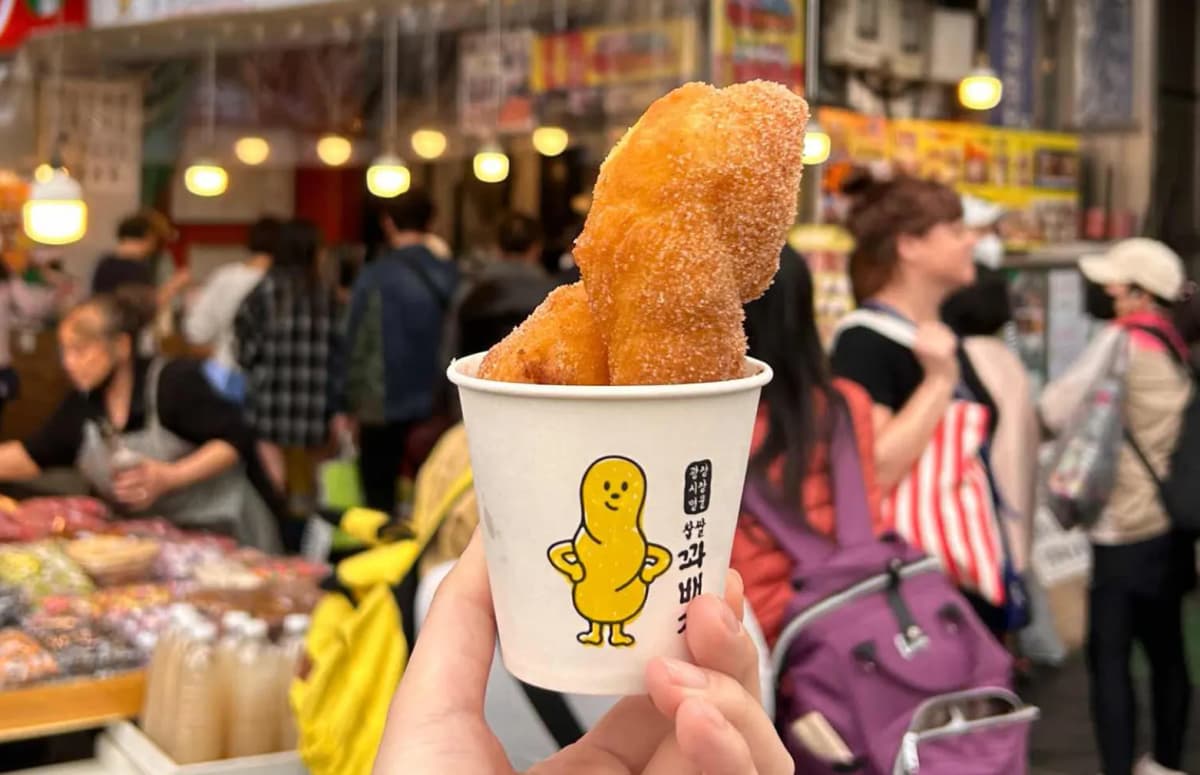 広蔵市場チャプサルクァベギ/광장시장 찹쌀꽈배기