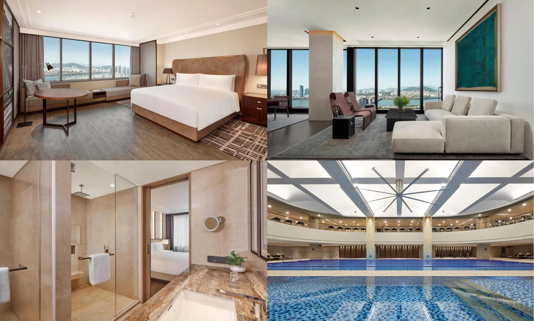 観光スポットとして人気の江南や梨泰院へのアクセスもよく、漢江を一望できる最高のロケーション