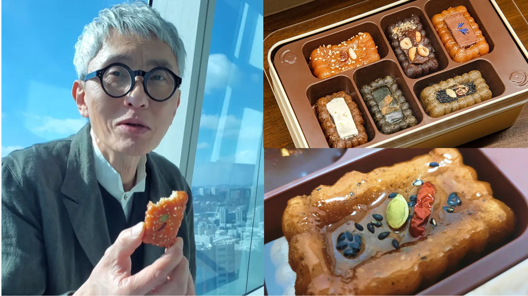 五郎さんの注文メニュー:ゴマもち米薬菓