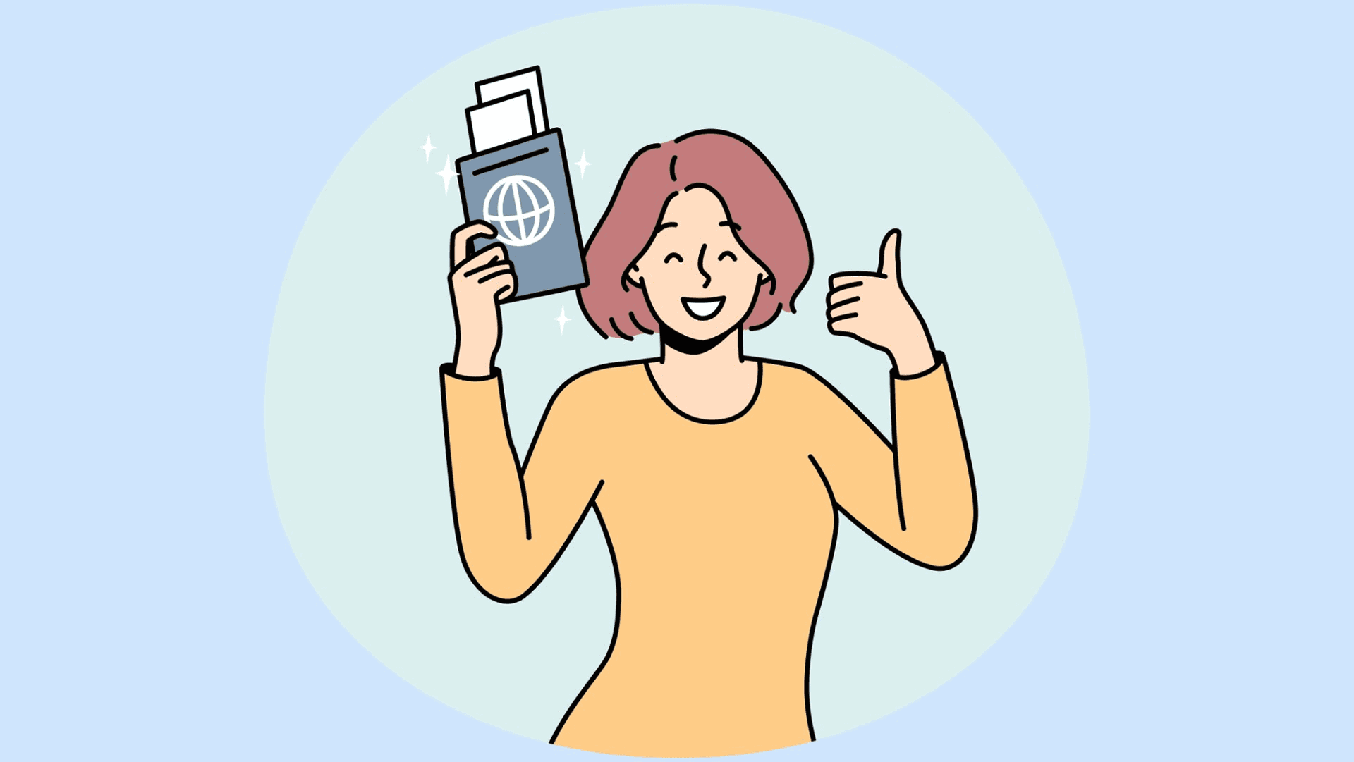 チェックインでの会話