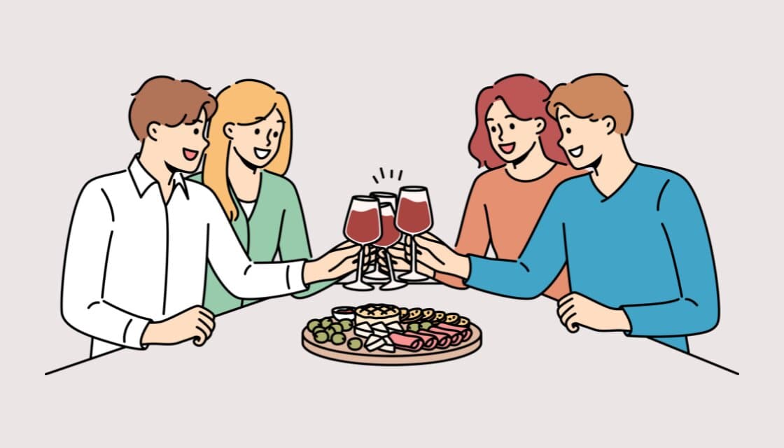 食事中の韓国語フレーズ