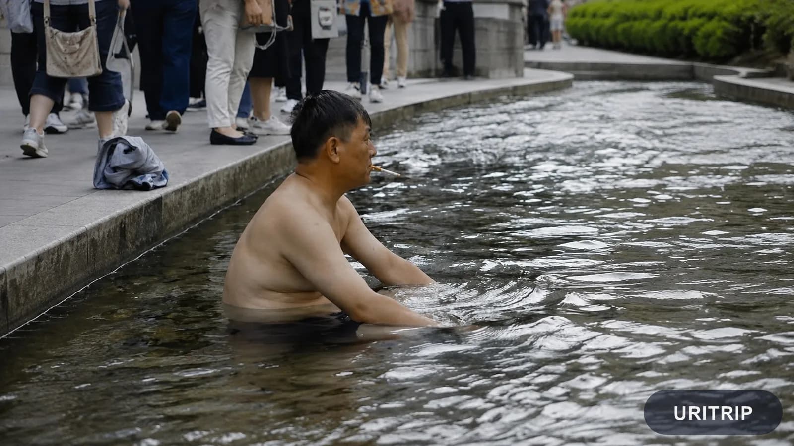 清渓川での水浴びや入水も10万ウォンの過料になるのか