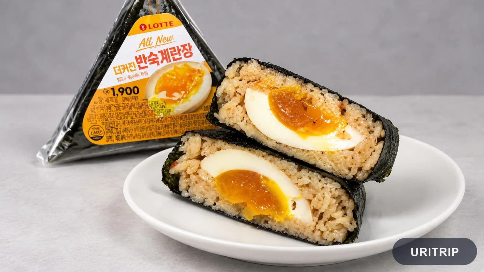 2.小腹を満たすなら半熟たまご醤油三角キンパ