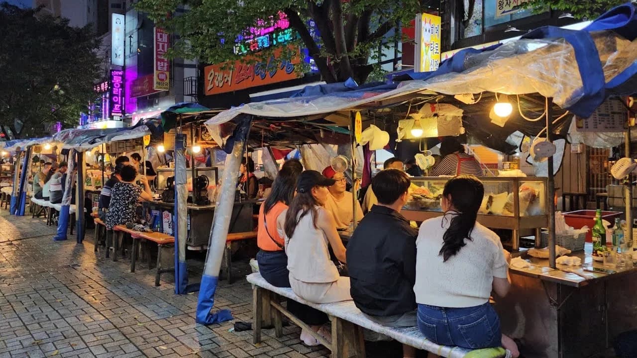 南浦洞屋台通り