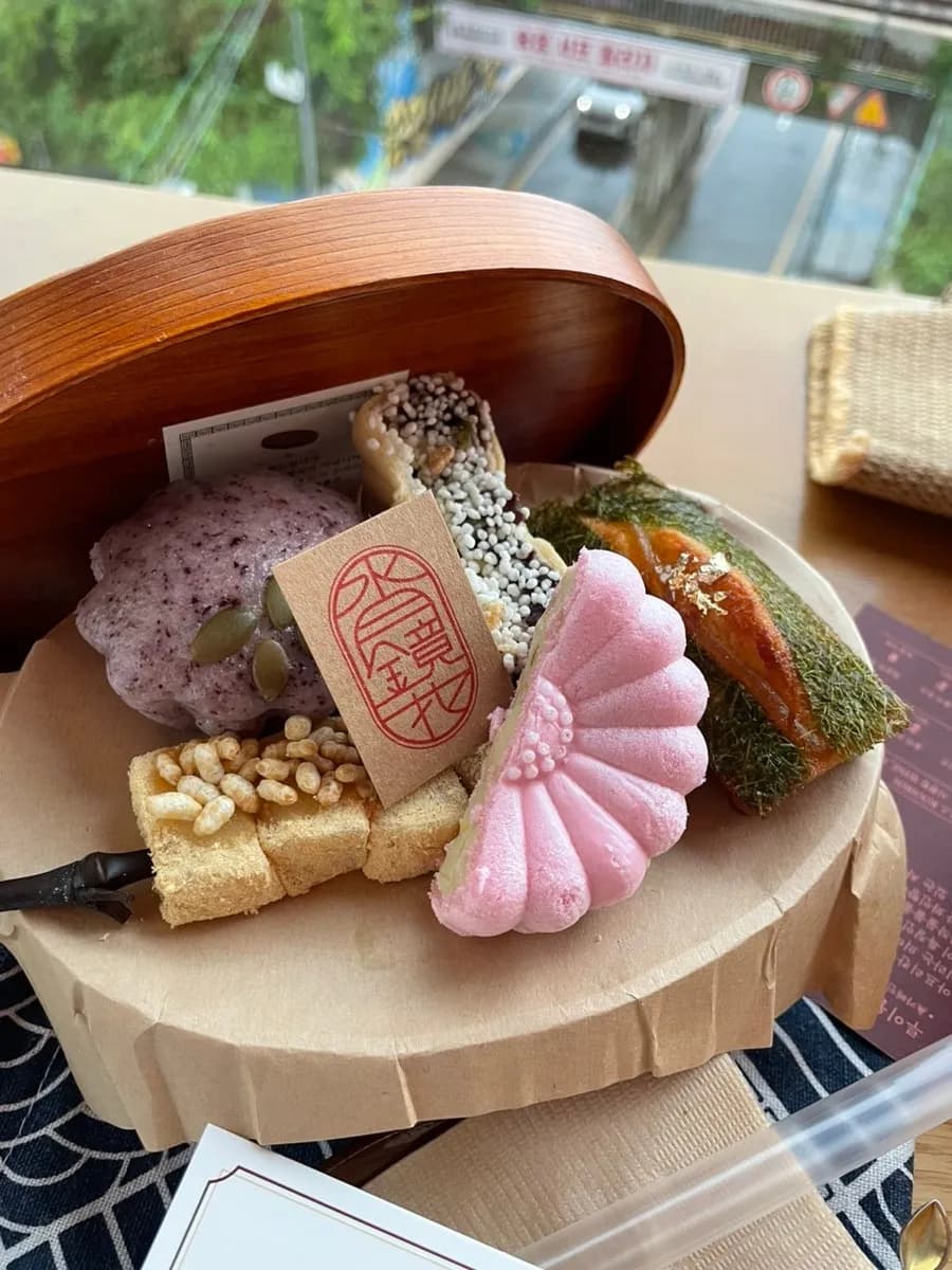 現代風にアレンジした韓国式デザートボックス