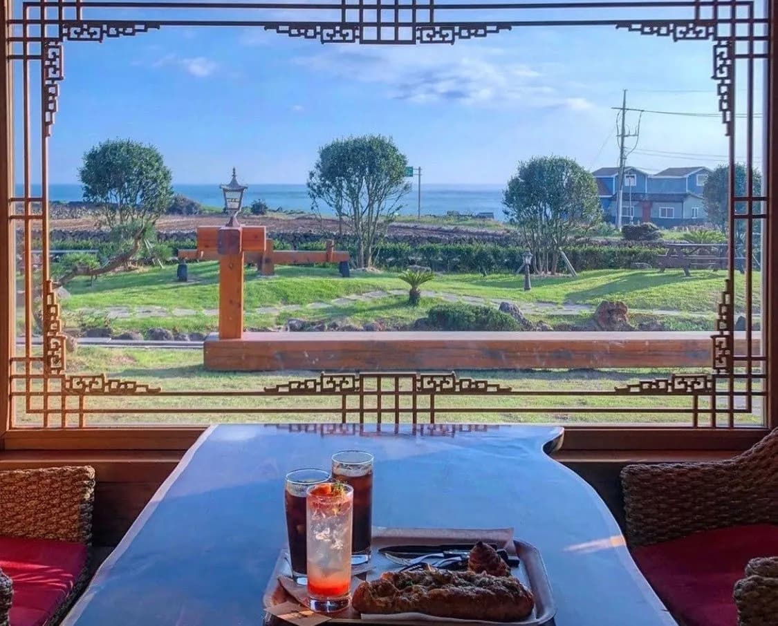 のんびりできる韓屋カフェ