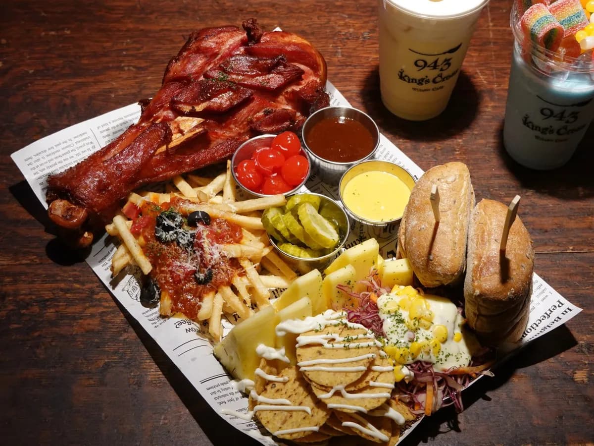 一番人気のセットメニュー「ドラゴンレッグプレート」