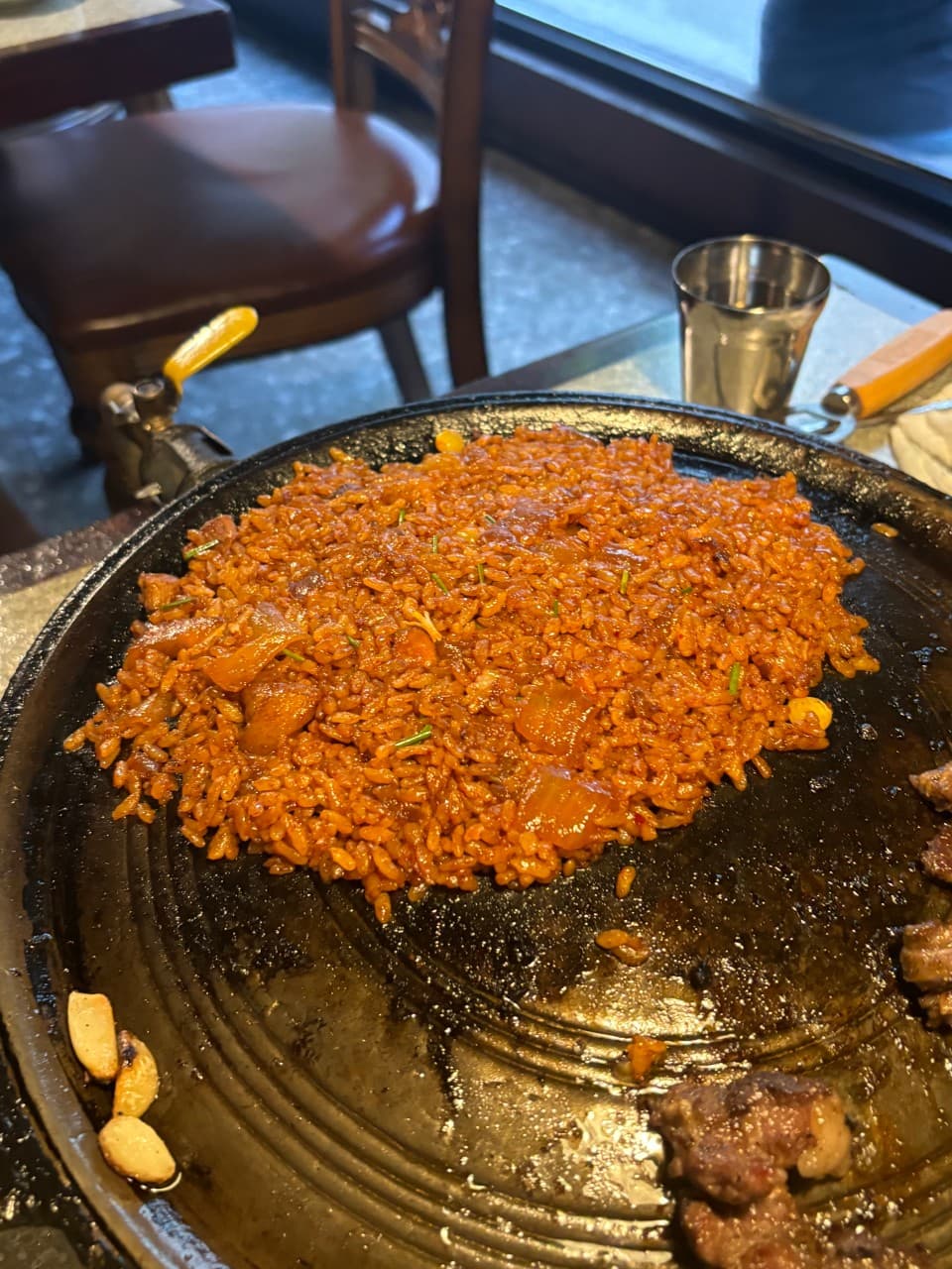 締めの玉ねぎチャーハンは必須!