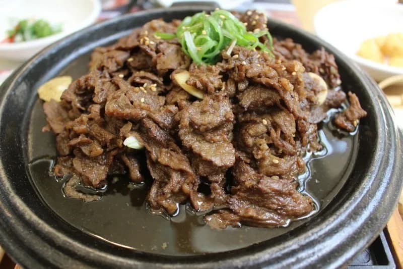 直火で焼き上げた絶品プルコギ