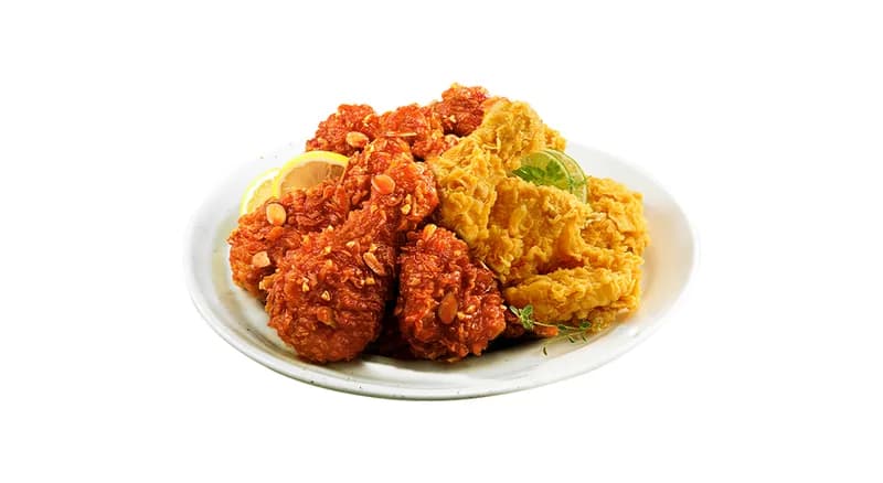 フライド+ヤンニョム(ハーフ&ハーフ)