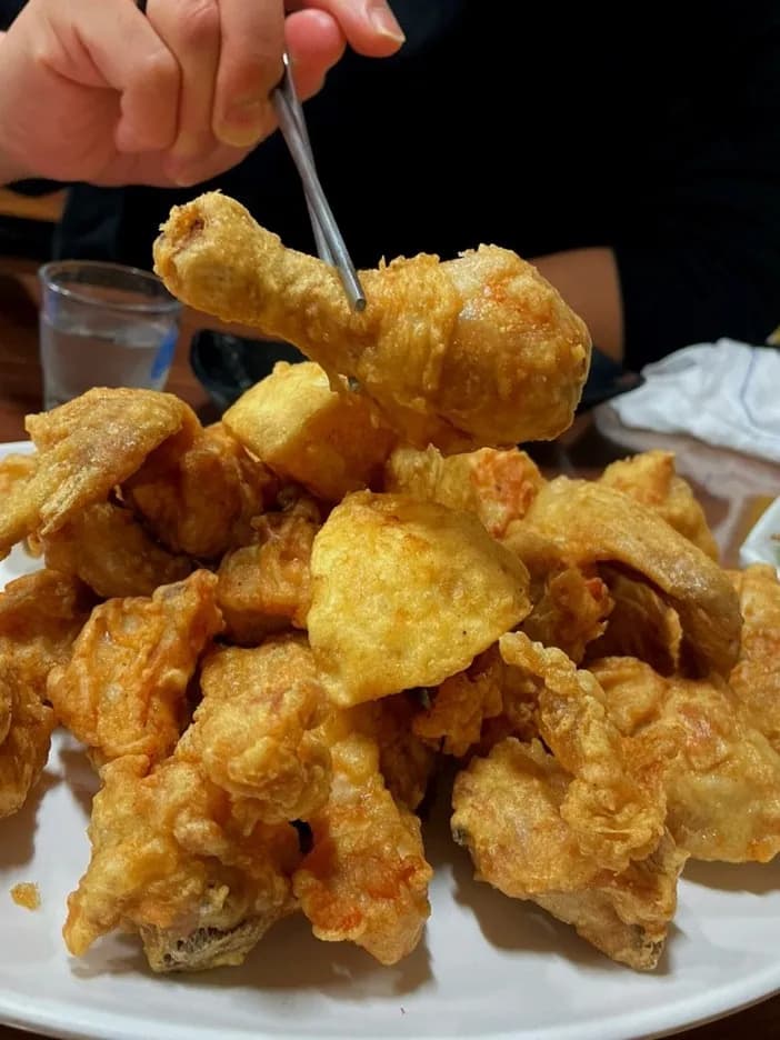 フライドチキン+ホテト