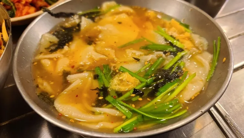 韓国式すいとん+冷麺