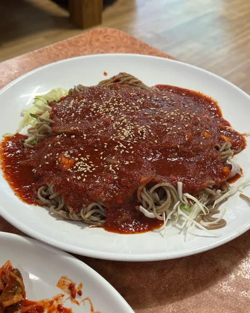 混ぜ蕎麦冷麺