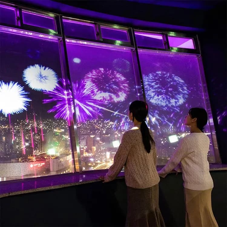 釜山の夜景との特別なコラボレーション