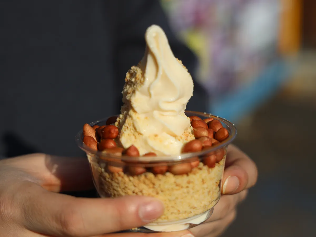 牛島グルメを満喫する