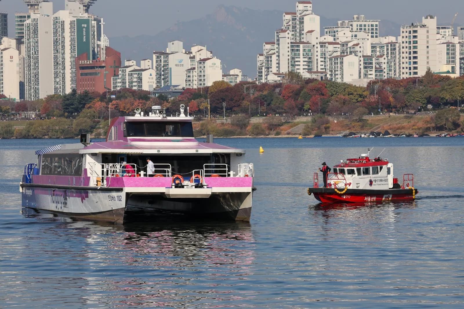 再運航したばかりの漢江バス、またまたトラブル発生