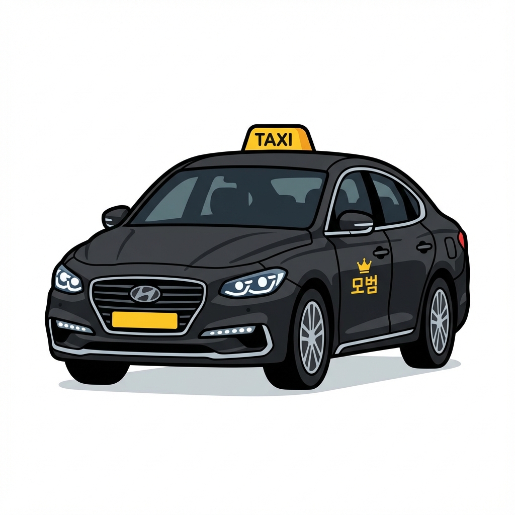 模範タクシー(黒)
